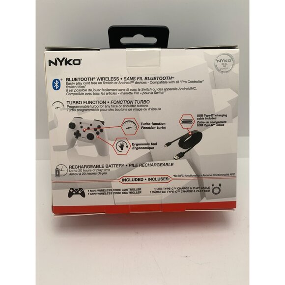 Nyko Mini Wireless Core Controller For Nintendo Switch With Turbo Function - Picture 2 of 2